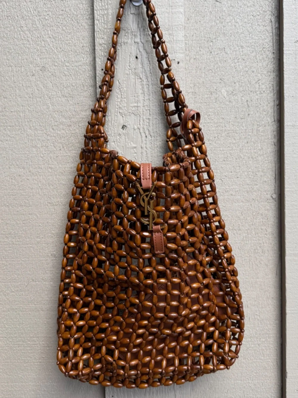 YSL Wooden Bead tote bag LE (read description) - Picture 1 of 11
